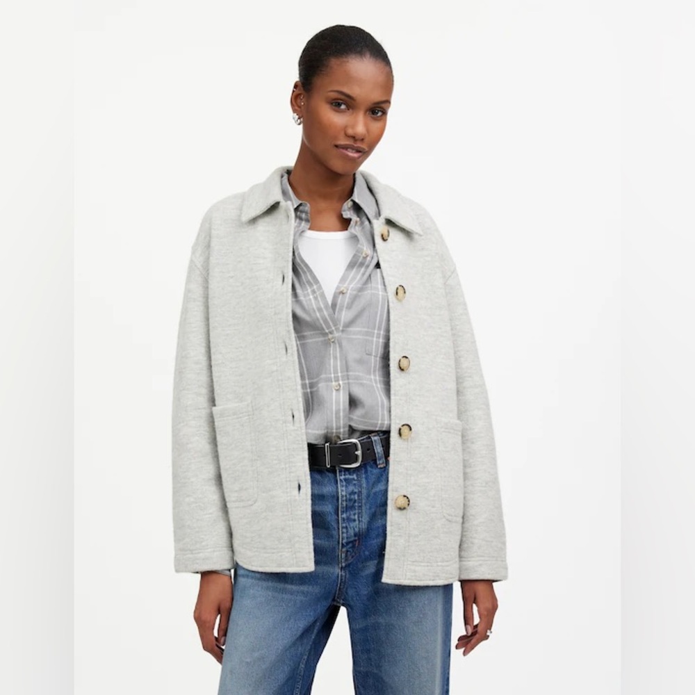 Madewell Boiled Merino Wool Sweater Shirt Jacket - Picture 1 of 12